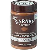 Barney Butter Almond Butter, Chocolate, 16 Ounce Jar, Skin-Free Almonds, No Stir, Non-GMO, Gluten Free, Keto, Paleo, Vegan