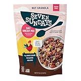 Seven Sundays Nut Granola Cereal, Day Dream Dark Chocolate Raspberry, 20 Oz Bag, Grain & Gluten Free, 4g Protein, 5g Net Carbs, Keto Friendly