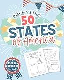 Discover the 50 States of America: A Research Workbook for Kids