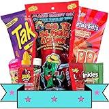 Chamoy Pickle Kit, Takis, Popular Mexican Candy, As Seen on Tik Tok Trend Items, Lucas Gusano, Salsagheti, Tajin, Sour Belts, Pepinillo de chamoy 7 piece