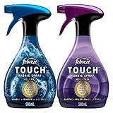 Febreze Touch Fabric Spray, Sneaker Balls Alternative, Couch Cleaner, Refresher Ocean & Mountain, 16.9 oz, Pack of 2,33.8 Fl Oz