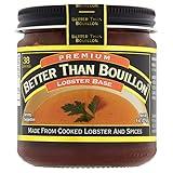 Better Than Bouillon Premium Lobster Base, Made from Select Cooked Lobster & Spices, Makes 9.5 Quarts of Broth 38 Servings , 8 Ounce (Pack of 1)