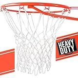 Ultra Sporting Goods Heavy Duty Basketball Net Replacement - All Weather Anti Whip, Fits Standard Indoor or Outdoor Rims - 12 Loops (White)