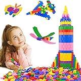 FUBAODA Kids 600pcs Set Building Blocks Construction Toy - Learning Playset STEM Educational Kit Child Branin Development Preschool Kindergarten Toy