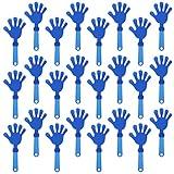 ZCYSRLQIN 24 Pcs Royal Blue Hand Clappers 7.5 Inch Clappers Noisemakers Noise Makers Party Favors Plastic Clapper Sporting Events Cheers Ball Dance Basketball Football Noisemakers （Royal Blue）