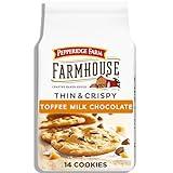 Pepperidge Farm Farmhouse Thin & Crispy Toffee Milk Chocolate Cookies, 6.9 Ounce Bag