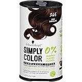 Schwarzkopf Simply Color Hair Color 3.65 Dark Chocolate Brown, 1 Application - Permanent Hair Dye for Healthy Looking Hair without Ammonia or Silicone, Dermatologist Tested, No PPD & PTD