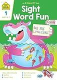 School Zone - Sight Word Fun Workbook - 64 Pages, Ages 6 to 7, 1st Grade, Word Recognition, Spelling, Letter Sounds, Context Clues, Categorizing, and More (School Zone I Know It!® Workbook Series)