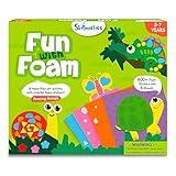 Skillmatics Art Activity - Fun with Foam Animals, No Mess Felt Sticker Art for Kids, Craft Kits, DIY Activity, Gifts for Boys & Girls Ages 3, 4, 5, 6, 7, Travel Toys