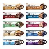 Quest Nutrition Ultimate Variety Pack Protein Bars, High Protein, Low Carb, Gluten Free, Keto Friendly, 12 Count