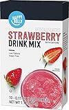 Amazon Brand - Happy Belly Drink Mix Singles, Strawberry with Caffeine, 1.1 ounce (Pack of 1) (Previously Solimo)