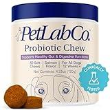 PetLab Co. Probiotics for Dogs, Support Gut Health, Diarrhea, Digestive Health & Seasonal Allergies - Salmon Flavor - 30 Soft Chews