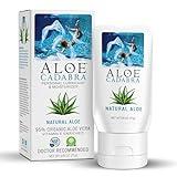 Aloe Cadabra Natural Water Based Personal Lubricant and Vaginal Moisturizer, Organic Aloe Lube for Men, Women and Couples, Non-Staining, pH Balanced (Unscented 2.5 Ounces, 1 Pack)