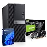 Blair Tech Workstation Desktop Computer - Editing/Design | Nvidia Quadro P620 2GB | Intel i7-8700 | 32GB RAM, 1TB SSD + 4TB HDD | Wi-Fi 5G + BT | Windows 11 Pro (Renewed)