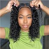 Ailwelia Deep Wave Bob Wig Human Hair 200% Density 5x5 Hd Lace Closure Wigs Human Hair Bob Wigs For Black Women Human Hair Wear And Go Glueless Wigs Curly Bob Wig Human Hair Wig Deep Wave Wig 14 Inch