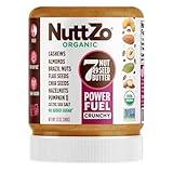 NuttZo Organic 7 Nut & Seed Butter - Power Fuel Crunchy 12 oz