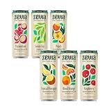 Zevia Organic Sugar Free Iced Tea, Tea Refresher Variety Pack, 12 Ounce Cans (Pack of 12)