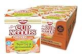 Nissin Cup Noodles Ramen Noodle Soup, Chicken, Microwaveable Paper Cup, 2.25 Ounce (Pack of 12)