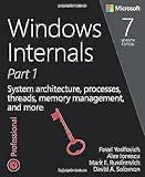 Windows Internals: System architecture, processes, threads, memory management, and more, Part 1 (Developer Reference)