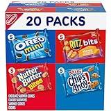 Nabisco Classic Mix Variety Pack, OREO Mini, CHIPS AHOY! Mini, Nutter Butter Bites, RITZ Bits Cheese, 20 - 1 oz Snack Packs