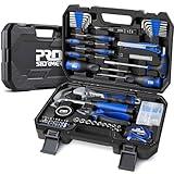 Prostormer 179-Piece Home Tool Kit, General Household Hand Tool Set with Portable Tool Box, Basic Tools for Apartment, Garage, Office and College Dorm