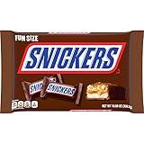 SNICKERS Original Chocolate Candy Bars, Fun Size, Halloween Candy, 10.59 oz Bag