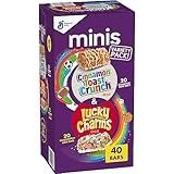 General Mills Lucky Charms and Cinnamon Toast Crunch Minis Treat Bars Variety Pack 40 Ct