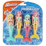 BANZAI Dive Mermaids 4pc Colors May Vary