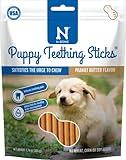 N-Bone Puppy Teething Sticks Peanut Butter Flavor, 3.74-oz Bag