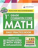 1st Grade Common Core Math: Daily Practice Workbook | 1000+ Practice Questions and Video Explanations | Argo Brothers (Next Generation Learning Standards Aligned (NGSS))