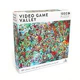 Big Potato Video Game Valley: Video Game Jigsaw Puzzle for Adults (1000 Pieces) Filled with 101 Riddles to Solve