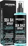 Viking Revolution Sea Salt Spray for Hair Men - Hair Texturizing Spray with Kelp, Aloe Vera and Red Algae Extract - Surf Spray to Add Volume and Texture Sea Salt Spray for Men Beach Hair Spray - 8oz