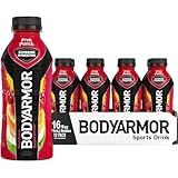 BODYARMOR Sports Drink Sports Beverage, Fruit Punch, Coconut Water Hydration, Natural Flavors With Vitamins, Potassium-Packed Electrolytes, Perfect For Athletes, 16 Fl Oz (Pack of 12)