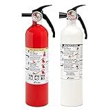 Kidde Kitchen Fire Extinguishers for Home & Office Use, 2 Pack: One 1-A:10-B:C and One Specialty Kitchen Extinguisher, Wall Mount & Strap Brackets Included