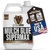 PetraMax SuperMax Mulch Glue - Rock Glue, Gravel Glue, Gravel Stabilizer and Mulch Glue Binder, Rock Glue for Landscape Maintenance and Landscape Adhesive Max Mulch Glue Spray - (32 Oz)