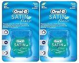 Oral B Satin Floss - Mint - 55 yd - 2 pk