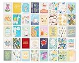 American Greetings Deluxe All Occasion Cards with Envelopes - Birthday, Thanks, Congrats and More (40-Count)