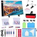 Ratukall 183PCS A4 Diamond Painting Light Pad Kit, Light Board for Diamond Painting Accessories, Tracing Light Box with 5D Painting Tools Set for Full Drill & Partial Drill Art