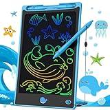 Hockvill LCD Writing Tablet for Kids 8.8 Inch, Toys for Girls Boys Drawing Pad for 3 4 5 6 7 8 Year Old Kid, Toddler Magnetic Doodle Board Travel Essentials Christmas Birthday Gift for Children (Blue)