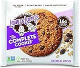 Lenny & Larry's The Complete Cookie, Oatmeal Raisin, 16g Plant Protein, Vegan, Non-GMO, 4 Ounce Cookie (Pack of 12)