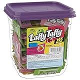 Laffy Taffy Candy, Assorted Fruit Flavored Taffy Candy, Sour Apple, Cherry, Strawberry & Banana Flavors (145 Pieces)