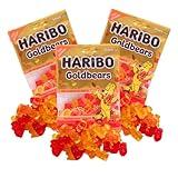 Fall Edition Gummy Bears, Assorted Flavors, Shareable Size Bag, Sweet Fall Treat, Pack of 3, 4 Ounces