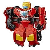 Transformers Playskool Heroes Rescue Bots Academy Hot Shot Converting Toy Robot, 6-Inch Collectible Action Figure Toy for Kids Ages 3 and Up