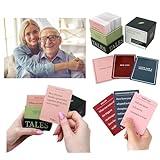 LUCKLOCK 150pcs Life Story Interview Kit Cards，Conversation Cards for Couples, Express Your Love for Parents and Grandparents, Know Them More and Share Memory, Pictionary Game for Family