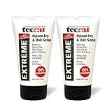 Tecnu Extreme Poison Ivy & Oak Scrub—Removes Toxin from Skin That Causes Poison Ivy and Poison Oak Rash, 4-Ounce Tube, (Pack of 2)