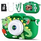 Kids Camera Boys Toys for 3 4 5 6 7 8 9 Years Old Boys, 48MP Dual Lens Kids Digital Camera Toddler Camera Christmas Birthday Gifts, 1080P HD Video Selfie Camera with 32G SD Card