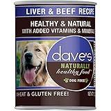 Dave'S Pet Food Liver And Beef Food (12 Cans Per Case), 13.2 Oz.