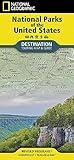 National Parks of the United States Map (National Geographic Destination Map)