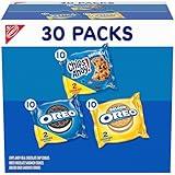 Nabisco Sweet Treats Cookie Variety Pack OREO, OREO Golden & CHIPS AHOY!, 30 Snack Packs (2 Cookies Per Pack)