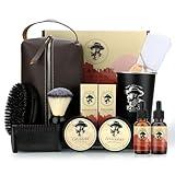 Gifts for Men,Beard Care Kit for Men,Beard Grooming Kit,Birthday Gift Baskets for Men Dad Boyfriend Husband Boss Brother Coworker on Fathers Day Boss Day Thanksgiving Christmas New Year